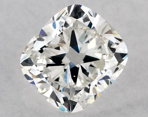 GIA 1.00 Carat G-SI1 Very Good Cut Cushion Modified Diamond